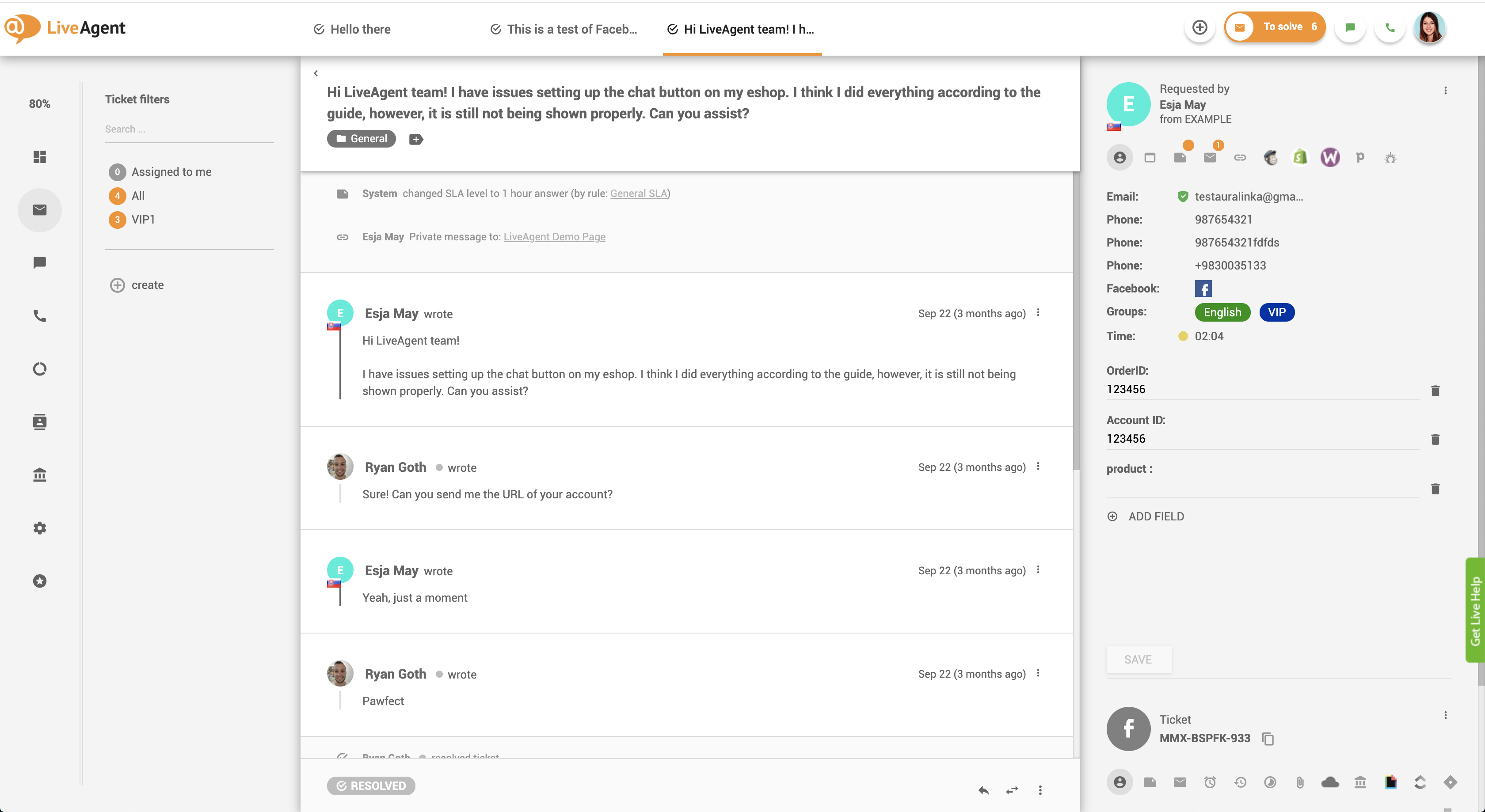 Facebook messenger