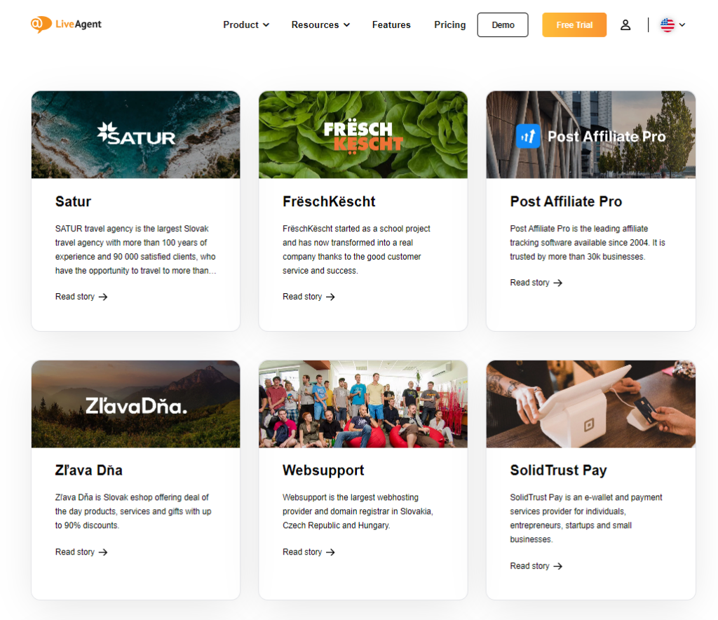 LiveAgent’s customer success stories